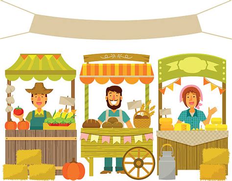 Royalty Free Market Stall Clip Art Vector Images And Illustrations Istock