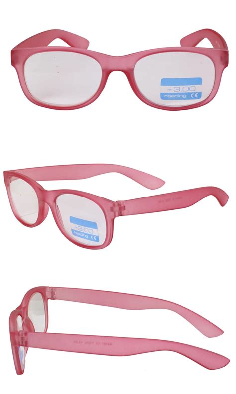 Pink Frame Plastic Eyeglasses Optical Reading Glasses Attractive Price Buy Pink Reading