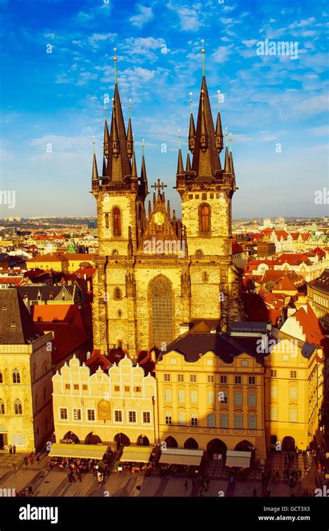 Old Town Square Prague Stock Photo Alamy