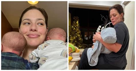 “it felt like i was feeding a nation” ashley graham opens up about stopping breastfeeding twins