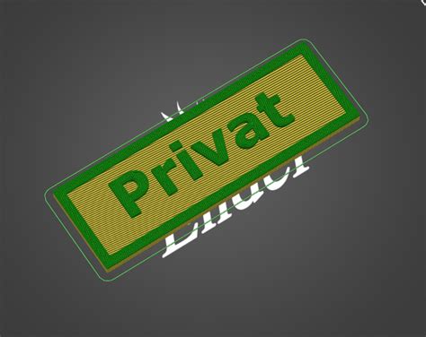 Privat Schild By Pr Download Free Stl Model
