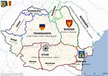 Historical Regions of Romania : r/MapPorn