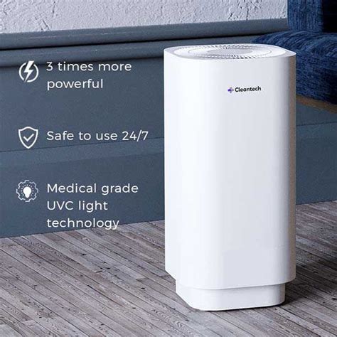 Clean Tech Air Sanitizer With Uvc Light Gadgetsin