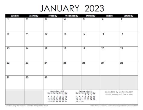 Printable Yearly Calendar 2024 Vertex42 Printable Online