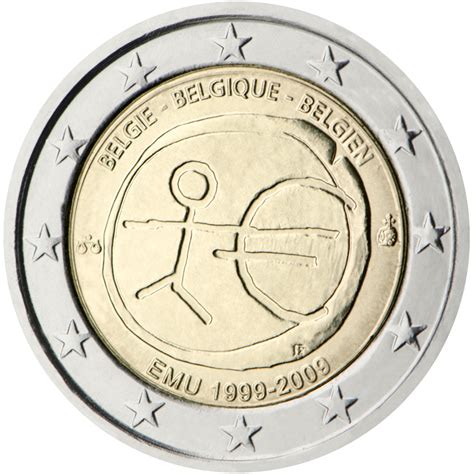 2 Euro Commemorative Coin Belgium 2009 Emu Romacoins