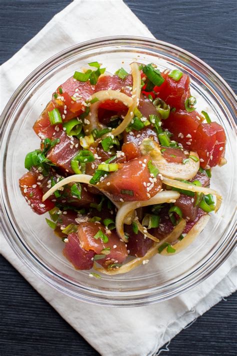 Ahi Poke The Domestic Man