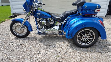 2013 Harley Davidson Custom Trike Two Tone Blue Ice Sunglow