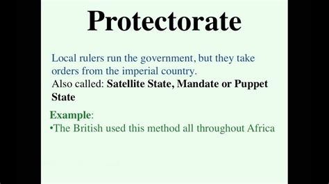 Protectorate Imperialism