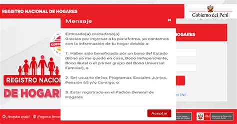 Luego de activarse la web del bono universal familiar. BONO UNIVERSAL: Que Debo Hacer?, Si Cumplo los Requisitos ...