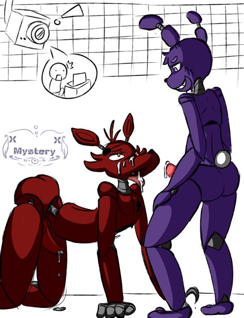 Bonnie X Foxy Colored Without Bg By Deady5 Five Nights At Freddys