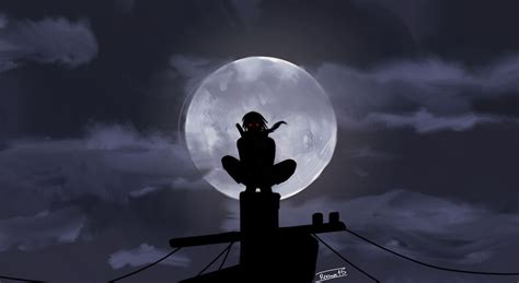 Itachi Moon Wallpapers Wallpaper Cave