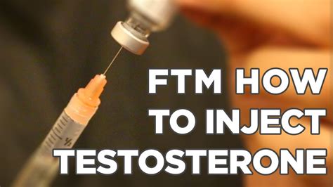 Testosterone Injection Dosage Chart Ftm