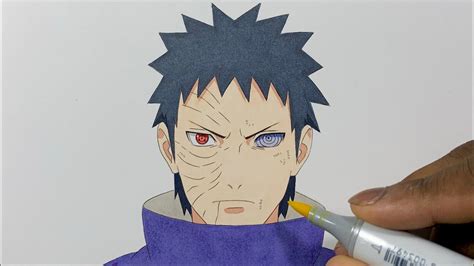 How To Draw Obito Uchiha From Naruto In Uchiha Images And Photos