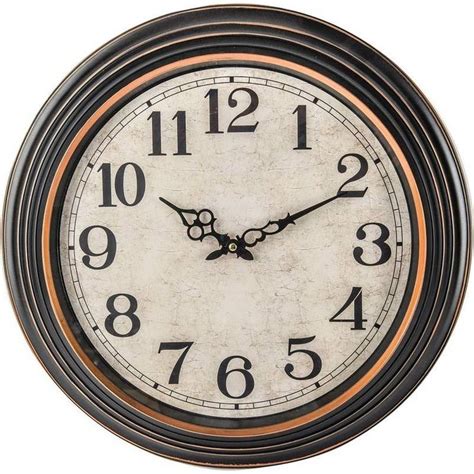 20 Antique Black Round Wall Clock 3699 Westclox Wall Clock Features