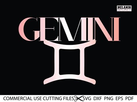 Gemini SVG Gemini Png File Afro Svg Birthday Gift Svg May June Svg