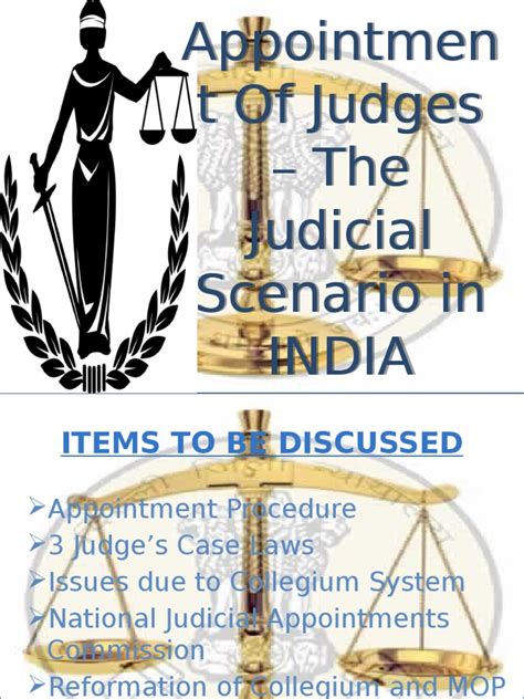 Appointment Of Judges The Judicial Scenario In Supreme Court Of India Supreme Courts