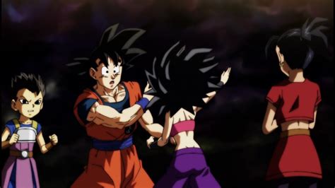 Caulifla Asks Goku What Super Saiyan Blue Caulifla Dragon Ball Super Episodes 98 101