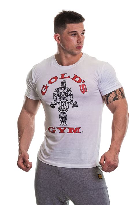 Golds Gym Muscle Joe T Shirt White
