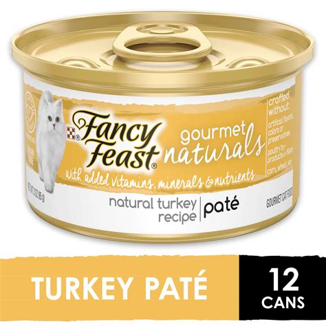 4.7 out of 5 stars with 989 ratings. (12 Pack) Fancy Feast Natural Pate Wet Cat Food, Gourmet ...