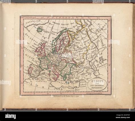Europe And Its General Divisions 1798 1804 Cartographic Maps