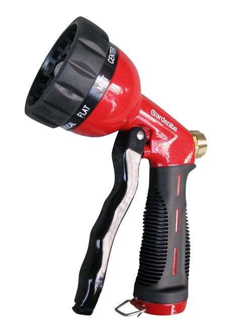 Garden Hose Nozzle Hand Sprayer Heavy Duty 10 Pattern