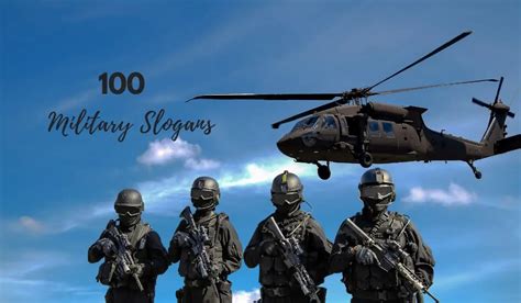 Top 100 Catchy Military Slogans With Taglines 2023