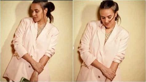 Neha Dhupia Slays In A Pantsuit Serves Ultimate Boss Babe Vibes Hindustan Times