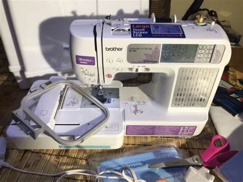 Brother Se400 Computerized Sewing And Embroidery Machine For Sale