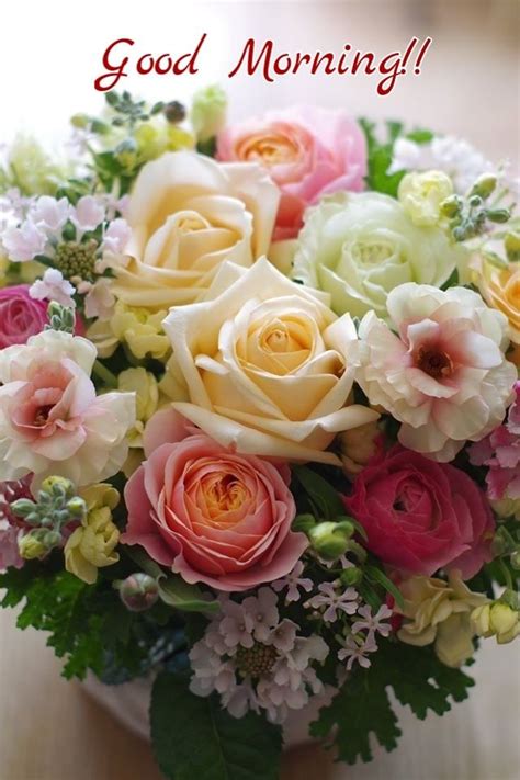 Good morning yellow rose bunches. Good Morning | Good morning beautiful flowers, Morning ...