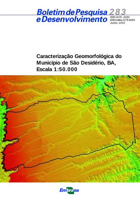 pdf caracterização geomorfológica do município de são · baseado na classificação climática