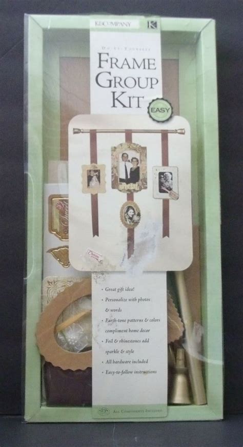 In our store, you are able to build your own frame exactly to your liking using whatever material you feel best. BRENDA WALTON DO-IT-YOURSELF FRAME GROUP KIT BY K&COMPANY | Frame, Decor, Kit