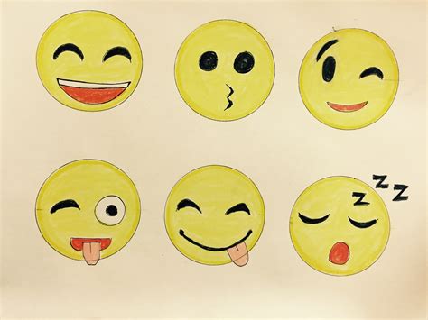 How To Draw Emoji Drawing Emoji How To Draw Emoticon