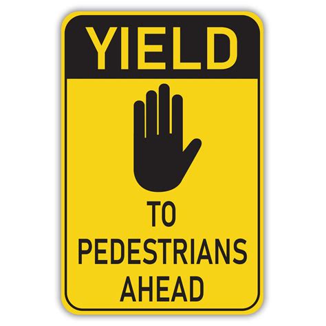 Yield Ahead Sign