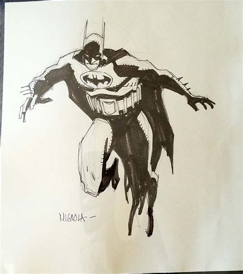 Batman By Mike Mignola In Brian Joness Batman Art Comic Art Gallery Room