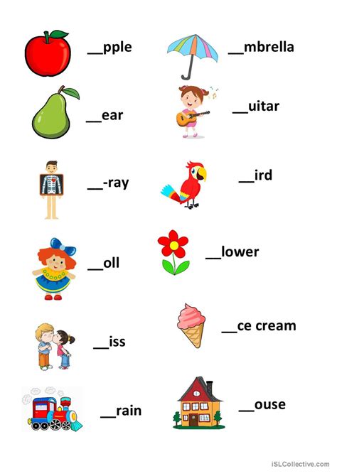 Alphabet Learning And Words Part 2 English Esl Worksheets Pdf And Doc