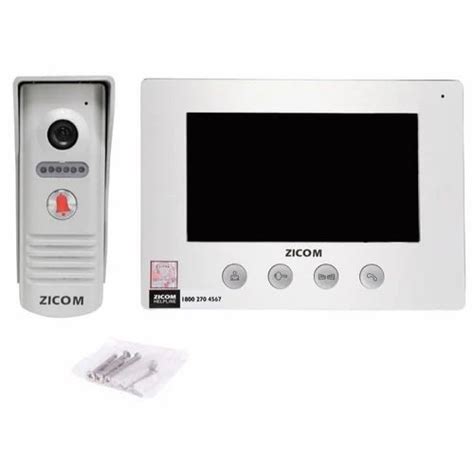 White Digital Zicom Multiapartment Video Door Phone For Security Wifi At Rs 7500piece In Thane