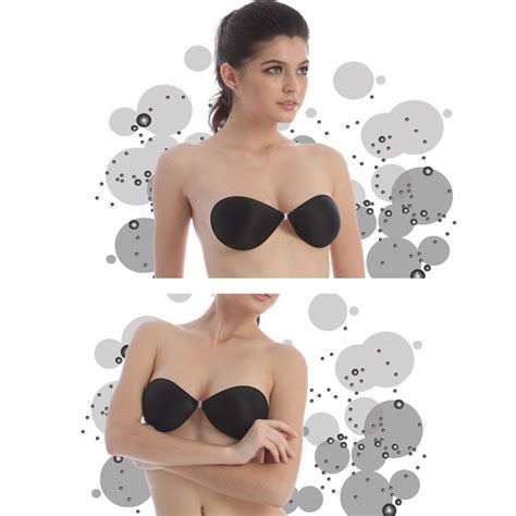 Sexy Push Up Seamless Bra Adhesive Silicone Backless Wedding Bralette