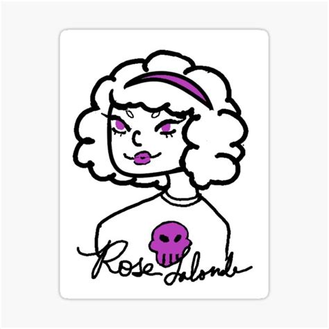 Rose Lalonde Sticker For Sale By Milort Redbubble