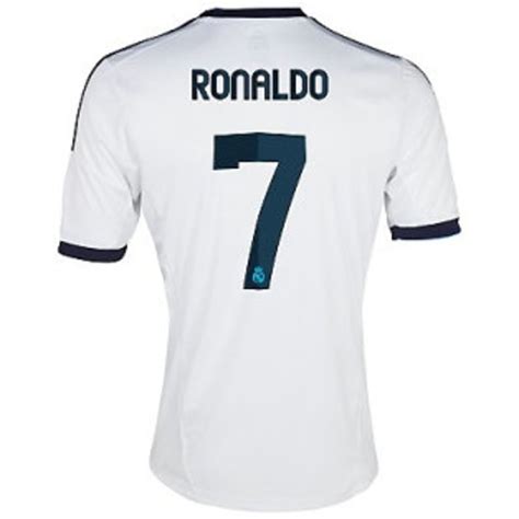 Camiseta De Futbol Real Madrid Cf2012 2013 Titular Equipaciónronaldo
