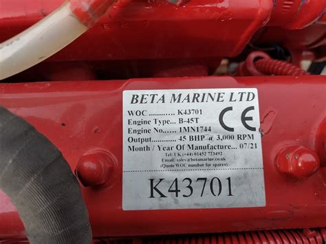 Beta Marine Beta Marine 45t 45hp Marine Diesel Engine Package 2021