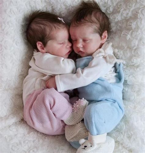 12 Lifelike Twins Boy And Girl Debbie And Deborah Reborn Baby Full