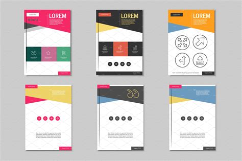 Brochure design template. Vol.1 ~ Brochure Templates ~ Creative Market