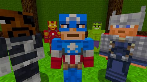 Minecraft Xbox Surprise Skins Disney Marvel Avengers Vs Minecraft