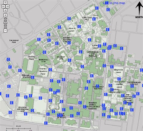 Vanderbilt University Campus Map