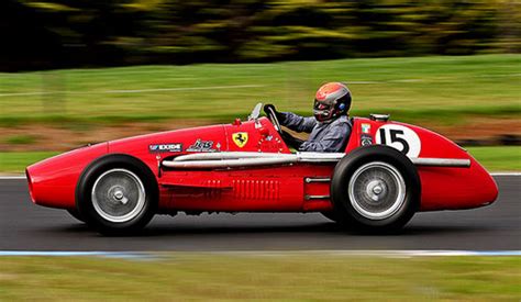 Ferrari Tipo 500 F2 On The Track In 2 Motorsports