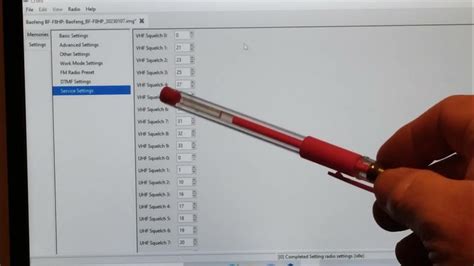 Programming Real Squelch On A Baofeng Via Chirp Youtube