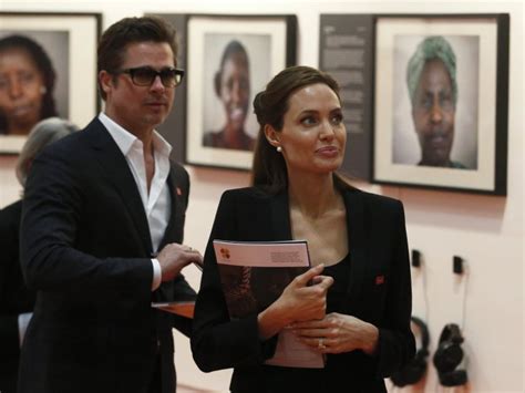 Angelina Jolie Brad Pitt Divorce Rumors Actor Shoots Emotional Scene