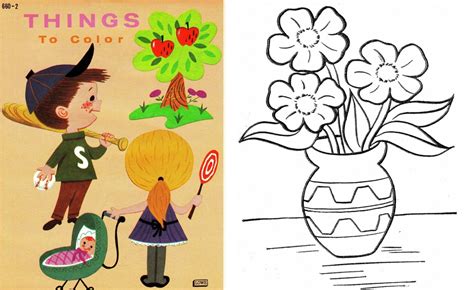 Offer 5 Coloring Books Vintage Coloring Book Printable Coloring Book