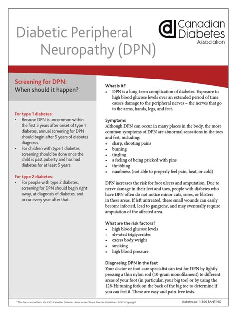Diabetic Peripheral Neuropathy Dpn Pdf Peripheral Neuropathy