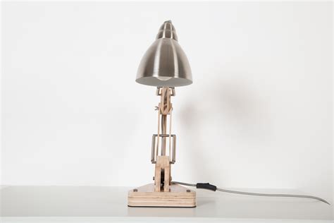 This is great for a kid's room because you will not have to worry about the lamp being bumped to the floor. DIY Unique Flexible Arm Table Lamp -Rustic Wooden Home lighting with four colours choice-By ...